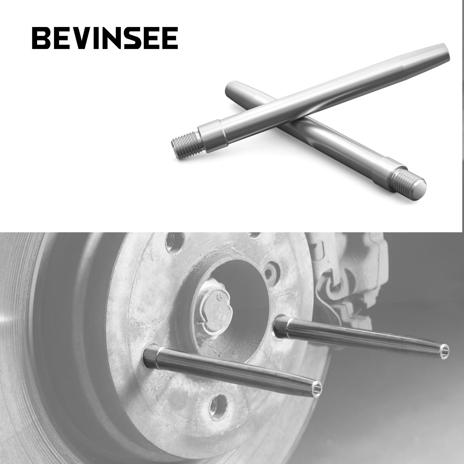 

BEVINSEE 2pcs Wheel Hanger Wheel Mounting Locating Pin for Mercedes W203 R107 for BMW E81 E82 E60 E90 E92 E93 E36 E46 for MINI