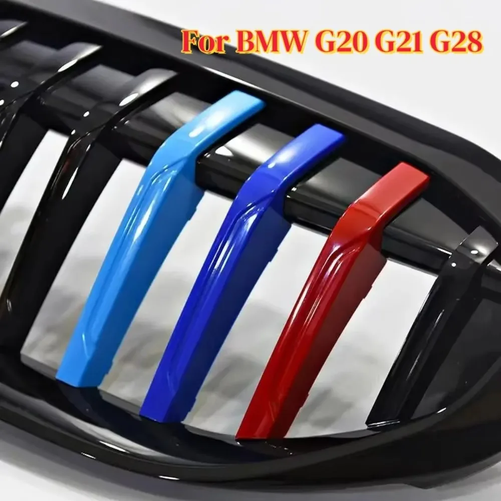 Cubierta de rejilla delantera para coche, embellecedor de marco para BMW G20 G21 G28, nueva serie 3, 2019, 2020, 2021, 2022, peg