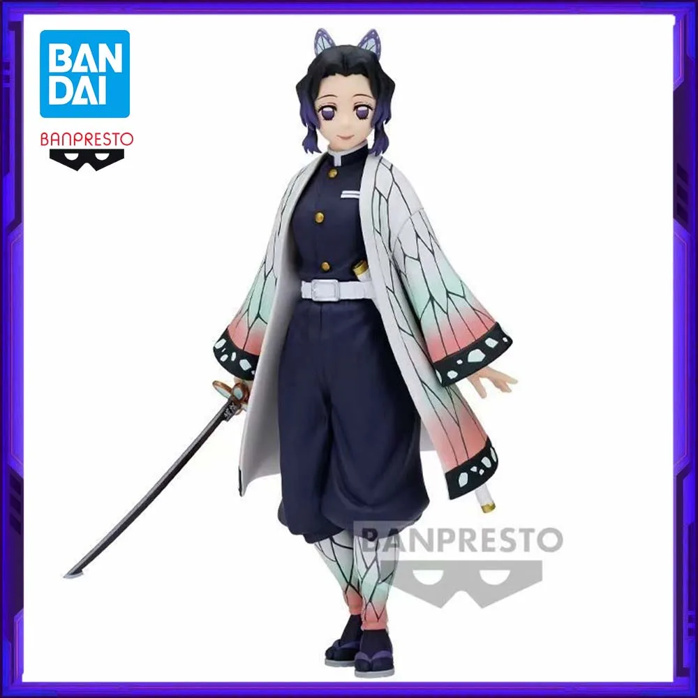 

В наличии Bandai Original Banpresto Demon Slayer: Kimetsu no Yaiba Kochou Shinobu Аниме Фигурка Модель Фигурки Игрушки