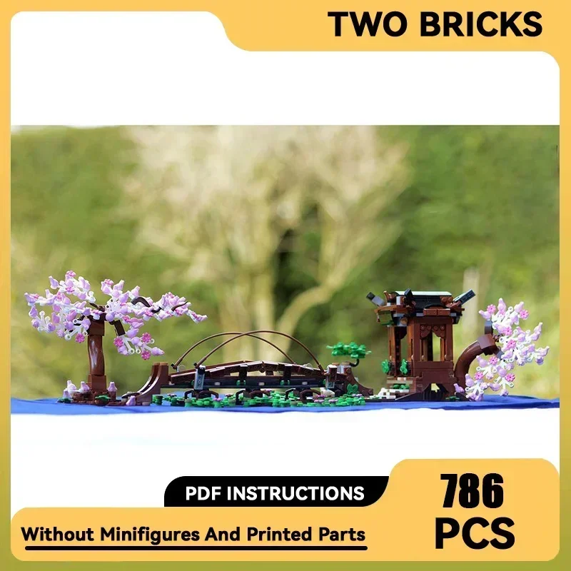 

Moc строительный блок, храм тысячи топов, модель древней сцены, технология, кирпичи, сделай сам, сборка, вид на улицу, совместная игрушка в подарок