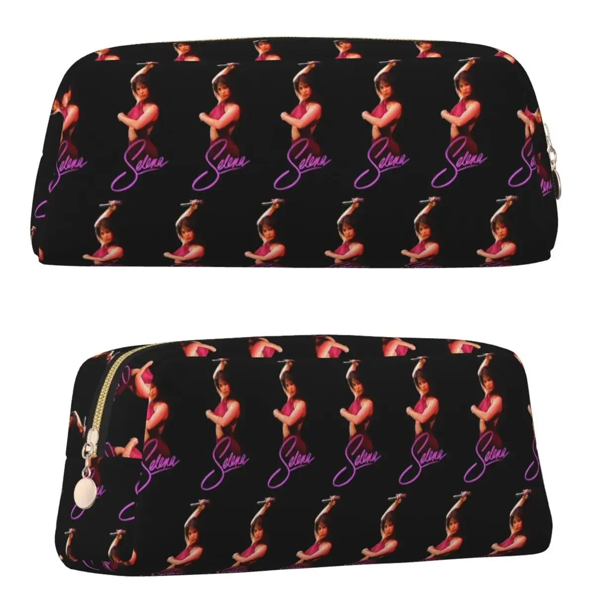 Popular Selena Quintanilla Singer Pencil Case for Boys Girls Gifts Pen Box Pencil Bag Pencil Pouch