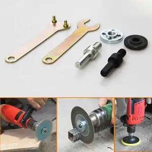 3 pcs 10mm electric drill for angle bienm converter grinding Connection Connection Adapter Electric Disc Tool Cut 10 Main Sales Adapter for Drill - №5