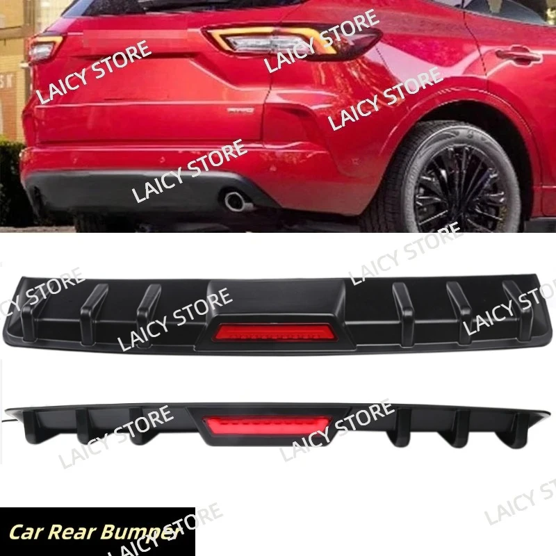 

LAICY для F0rd Escape XLT XLS автомобильный задний бампер, диффузор, губа с задним стоп-сигналом, сплиттер, спойлер, плавник акулы, комплект для губ, черный