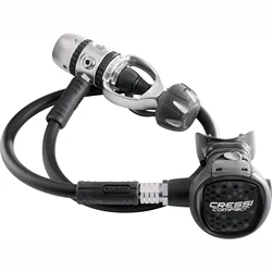 Cressi  AC2 / COMPACT Scuba Diving Regulator 1st Stage 2nd Stage Set Silicone Mouthpiece with Hose