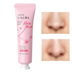 Sakura Peeling Face Mask Deep Cleansing Anti Aging Anti Wrinkle Blackhead Removed Tear Off Mask Facial Skin Care 30g