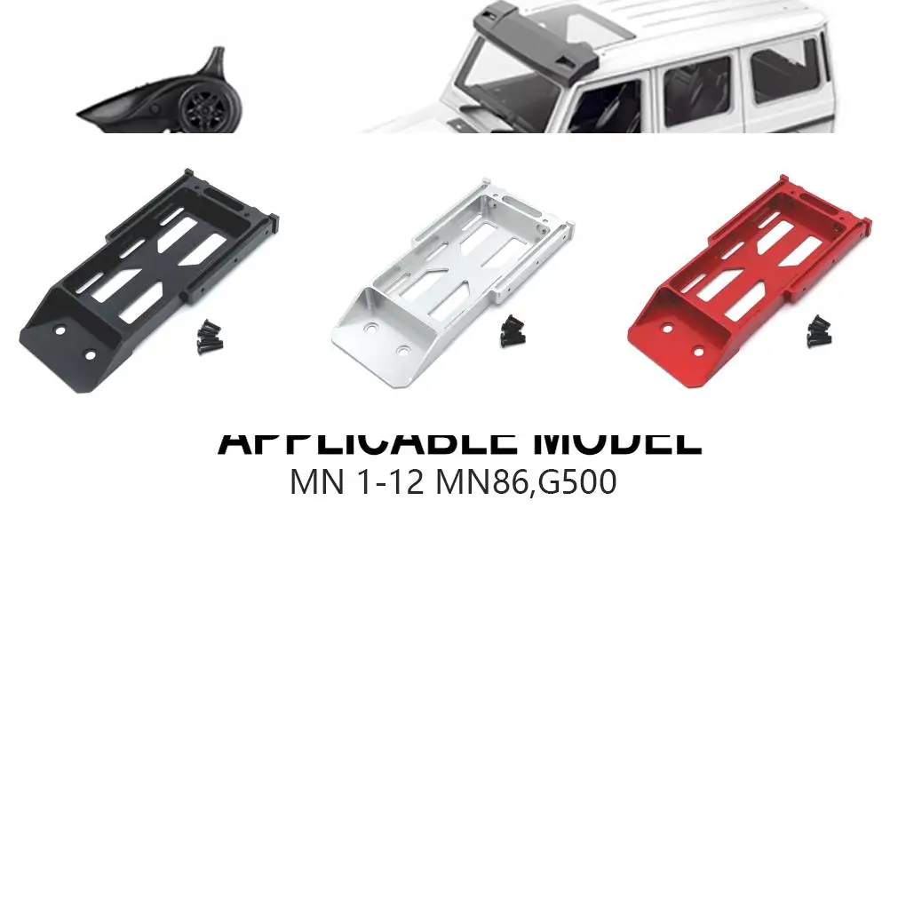 Aluminiowy uchwyt mocujący baterię o wysokiej wytrzymałości do samochodu RC 1/12 MN MN128 MN86 G500, część zamienna, akcesoria do samochodów RC.