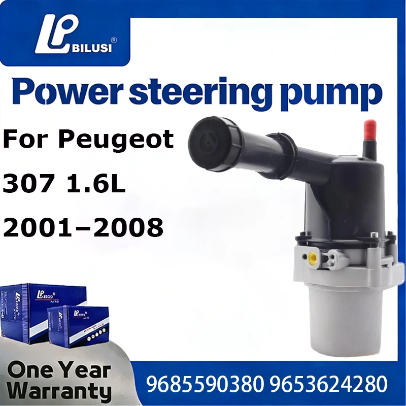 

BILUSI New Power Steering Pump For Citroen C4 Peugeot 307 9653624280 9648744580 7070047 4008E6