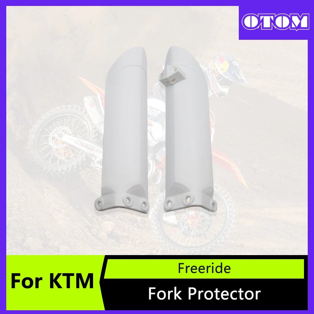 OTOM Motorcycle Fork Guards Plastic Cover For KTM SX85 Freeride 250R 350 E-XC E-SX E-SM Front Shock Absorber Protectors