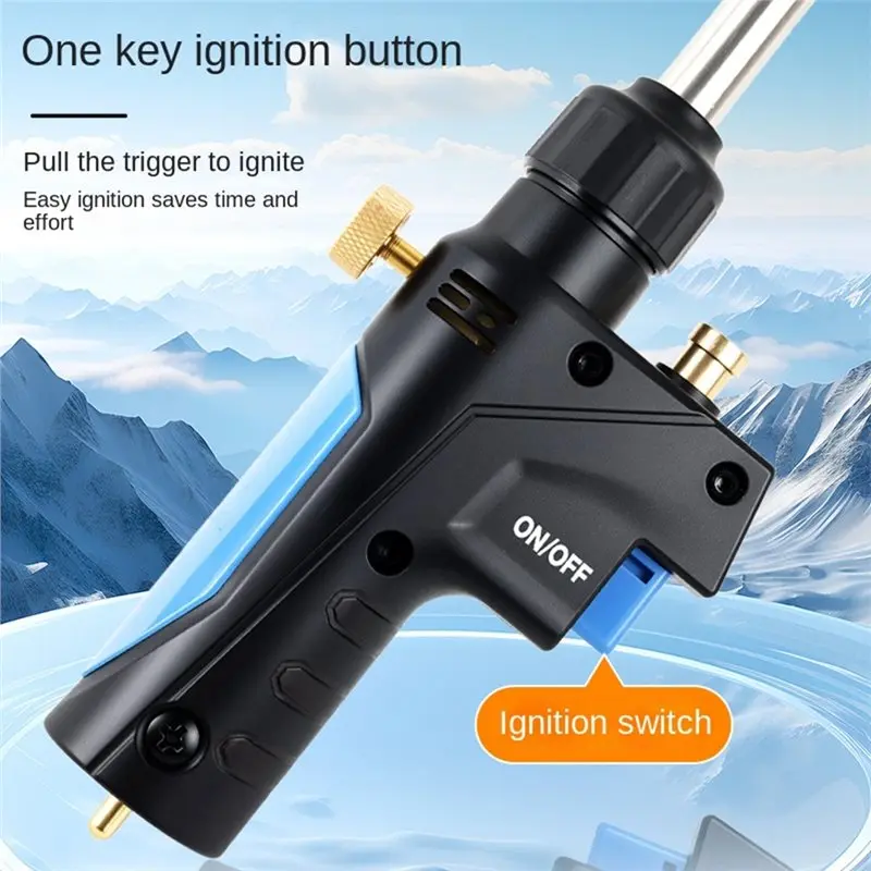 【NEW YEAR  】Propane Welding Torch Head Copper Pipe Connection For Welding Copper Searing Solding BBQ Cooking And DIY Work