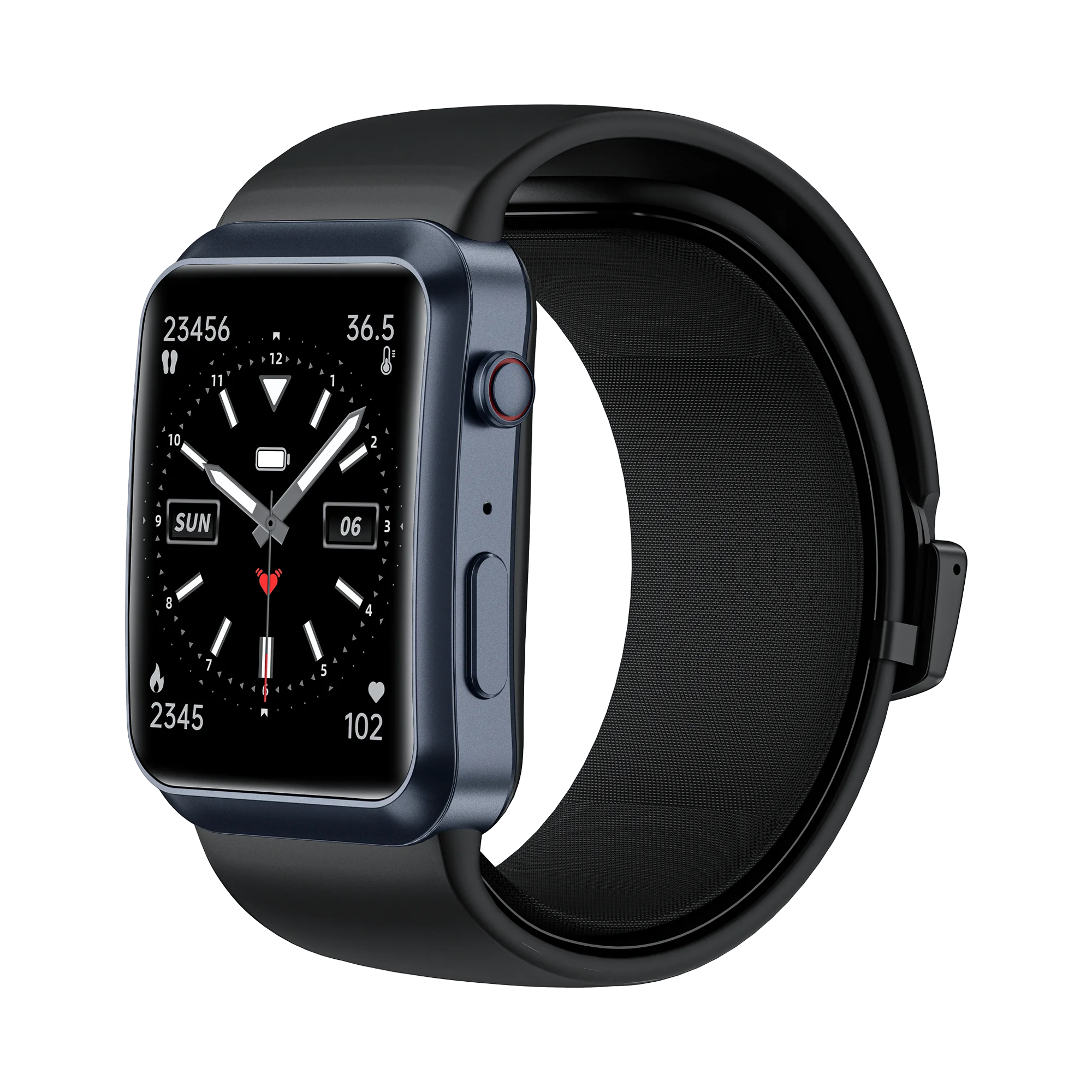 BP100C Amoled Display Android Support Fall-detection Geofencing SOS Wrist air Pump Measures Blood Pressure 4G Air Pump BP Watch
