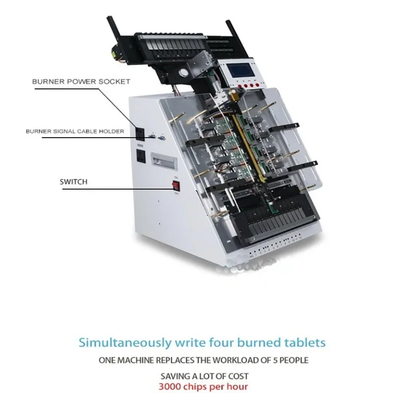 New Automatic BGA Flash IC Programmer/Burning Chip Programming Machine With Motor Core Components