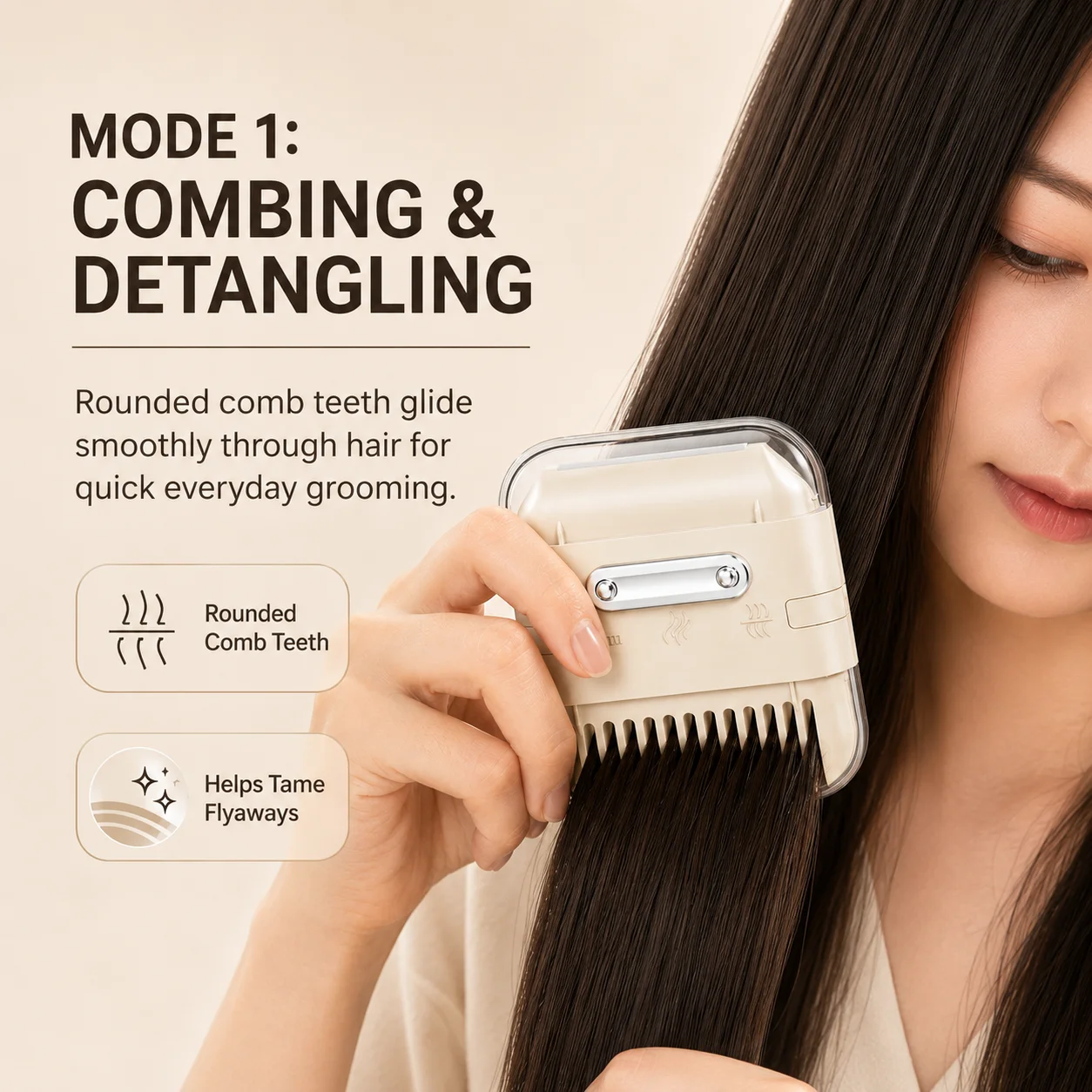 1PCS 5 in 1 Hair Trimmer Shaver Multifunctional Hair Cutting Comb Adjustable Bangs Trimmer for Women