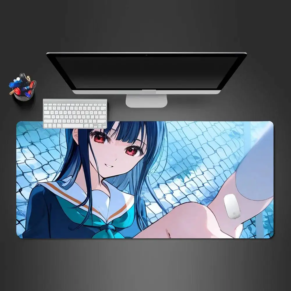 Yoroizuka Mizore Anime Mousepad Non-slip Suitable For Office Computers Laptops E-sports Game Desk Mats XXL Keyboard