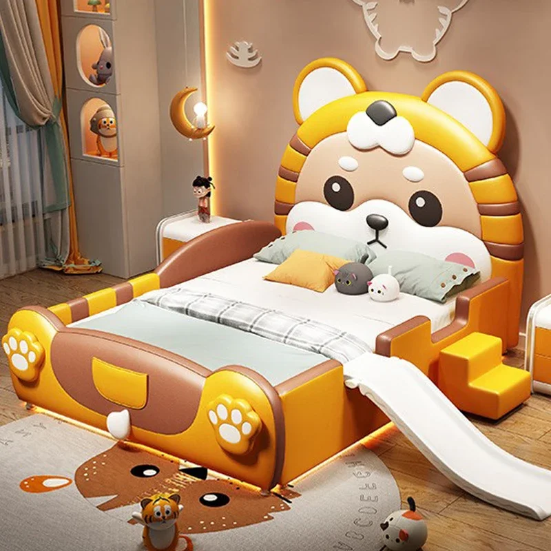 Marco de Cama moderno de lujo para niños, colchón, Camas para niños, Loft, Villa, Cama Infantil, dormitorio