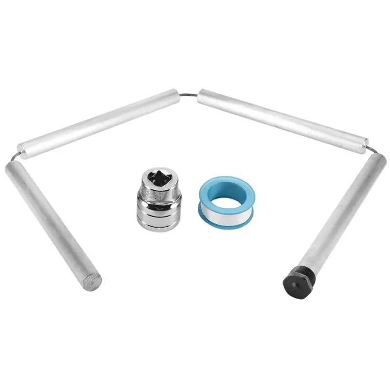 

Reliable-RV Water Heater Magnesium- Flexible Anode Rod 3/4 NPT Threaded Belt Hex Sleeve Tool Water Heater Anode Magnesium- Rod