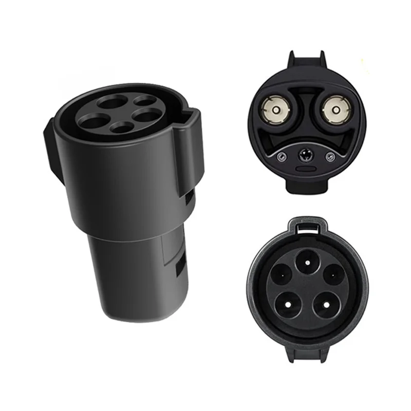 Adaptor Pengisi Daya LENZ J1772 untuk Model Tesla 3 Y S X, Adaptor SAE J1772 EV J1772 Ke untuk Tesla