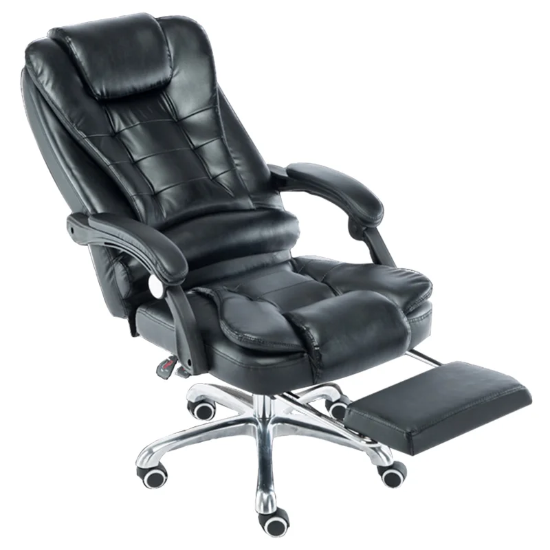 

Office Furniture Cheap Price Luxury Leather Executive Ergonomic Recliner Massage Wheels Swivel Office Chairs From China
