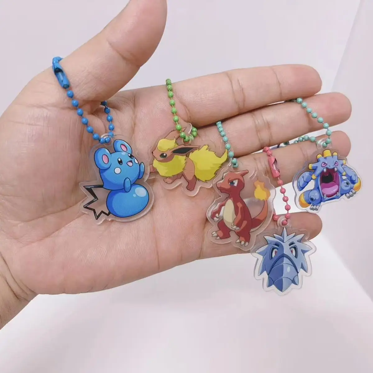 32pcs Pokemon Blind Bag Mystery Box Anime Pocket Monsters Merchandise Surprise Toy Random Figures Keychain Gift view 5
