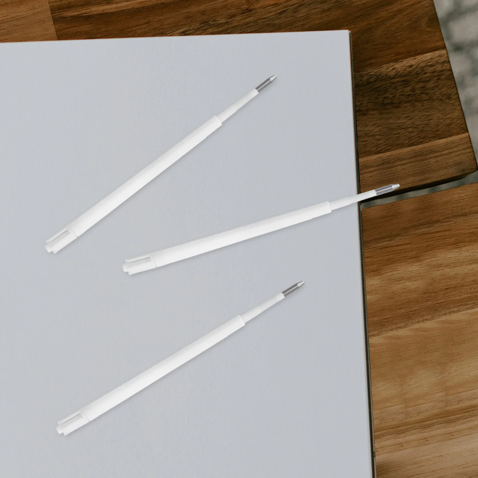 100 قطعة عبوات الحبر الأسود لأقلام حبر جاف تدفق سلس قدرة عالية إعادة الملء القلم الأساسية قابلة للاستبدال للكتابة المدرسية المكتبية #5