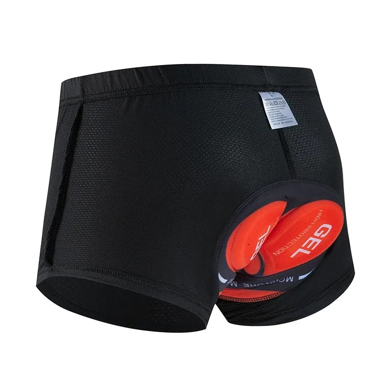 Shockproof Cycling Shorts Unisex Gel Pad Tight Bike Briefs Cycling Underwear Comfortable Bicycle Sponge Underpants Cushion Short