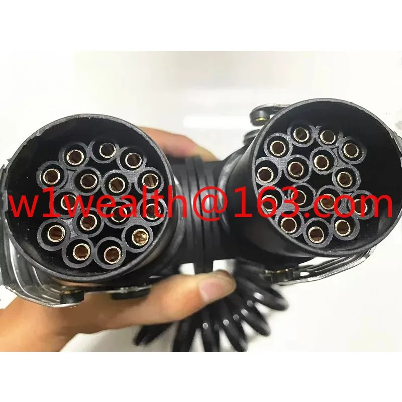 Semi-trailer cable Power cord 15-core connecting cable 15-core to seven-core one-to-two