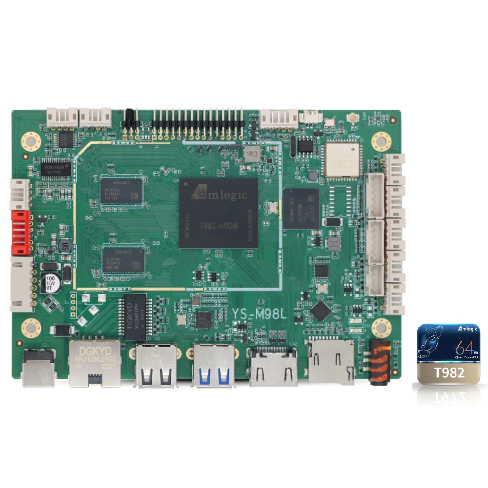 

M98L T982 ARM Board LVDS WiFi6 11 Embedded Development Motherboards for Digital Signage Interactive
