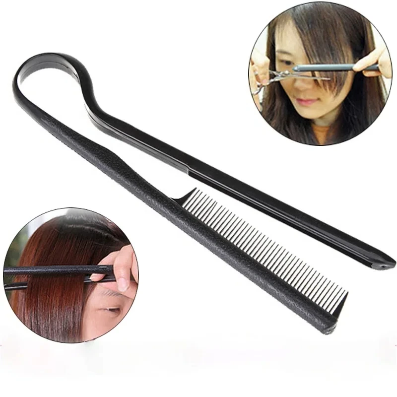 1PC Useful Hair Straighten Salon Comb Hairdressing Smooth Tool Hold Tongs Hair Styling Tools for Women Hair Brush Straightener