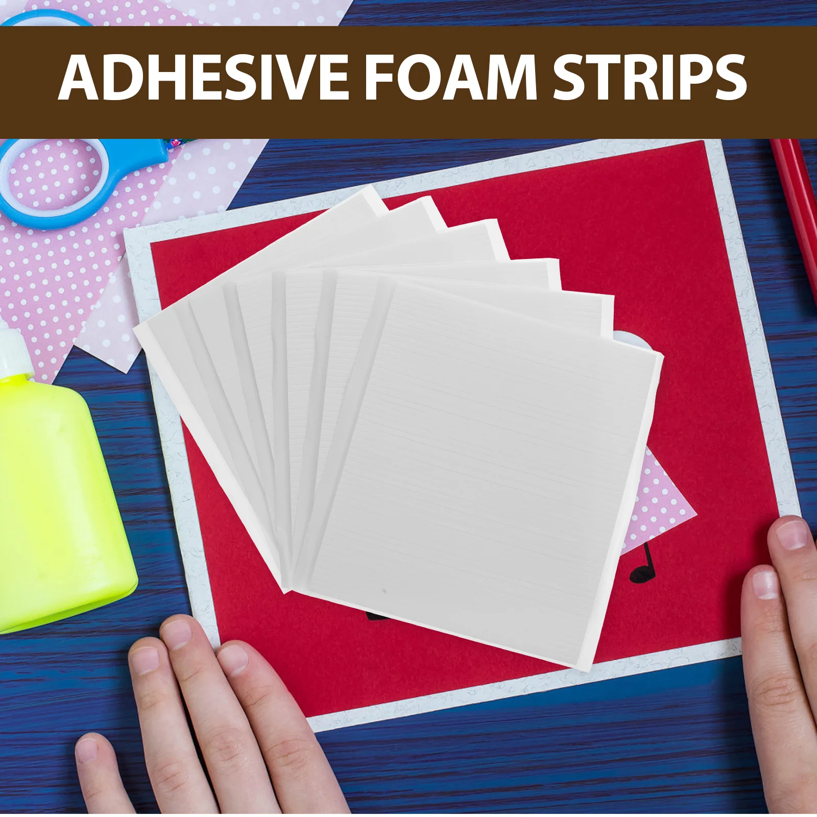 6 أوراق إيفا شرائط رغوة مزدوجة الجوانب لاصقة رغوة لاصقة صفائح لاصقة مزدوجة يتصاعد DIY بها بنفسك الحرفية سكرابوكينغ بطاقة الإمدادات