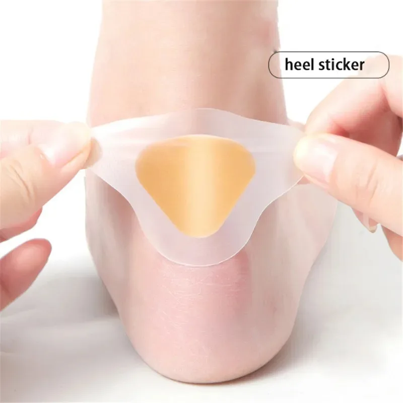 10pcs Gel Heel Protector Foot Patches Adhesive Blister Pads Heel Liner Shoes Stickers Pain Relief Plaster Foot Care Cushion Grip