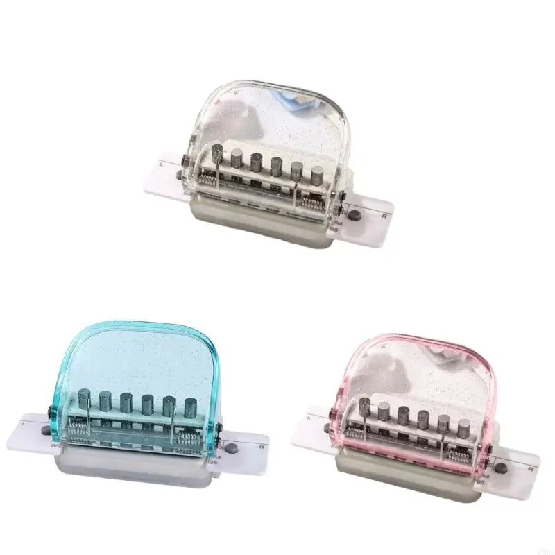 

C90C Six Hole Paper Puncher 30/26/20 Hole Manual Punching Machine Portable Hole Puncher for Home and Office