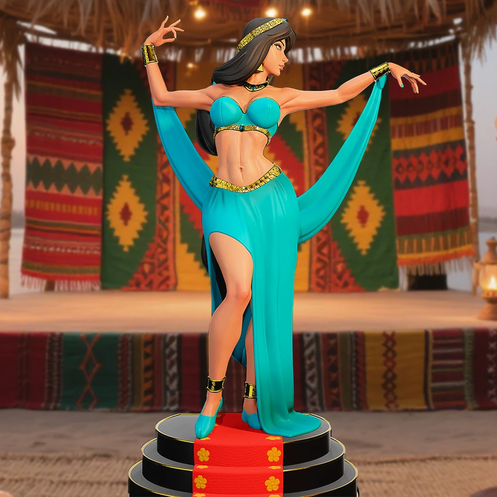 

1:18 Miniatures | High-Detail 3D Resin Kit | Unpainted Enchanting Desert Princess Collectible A993