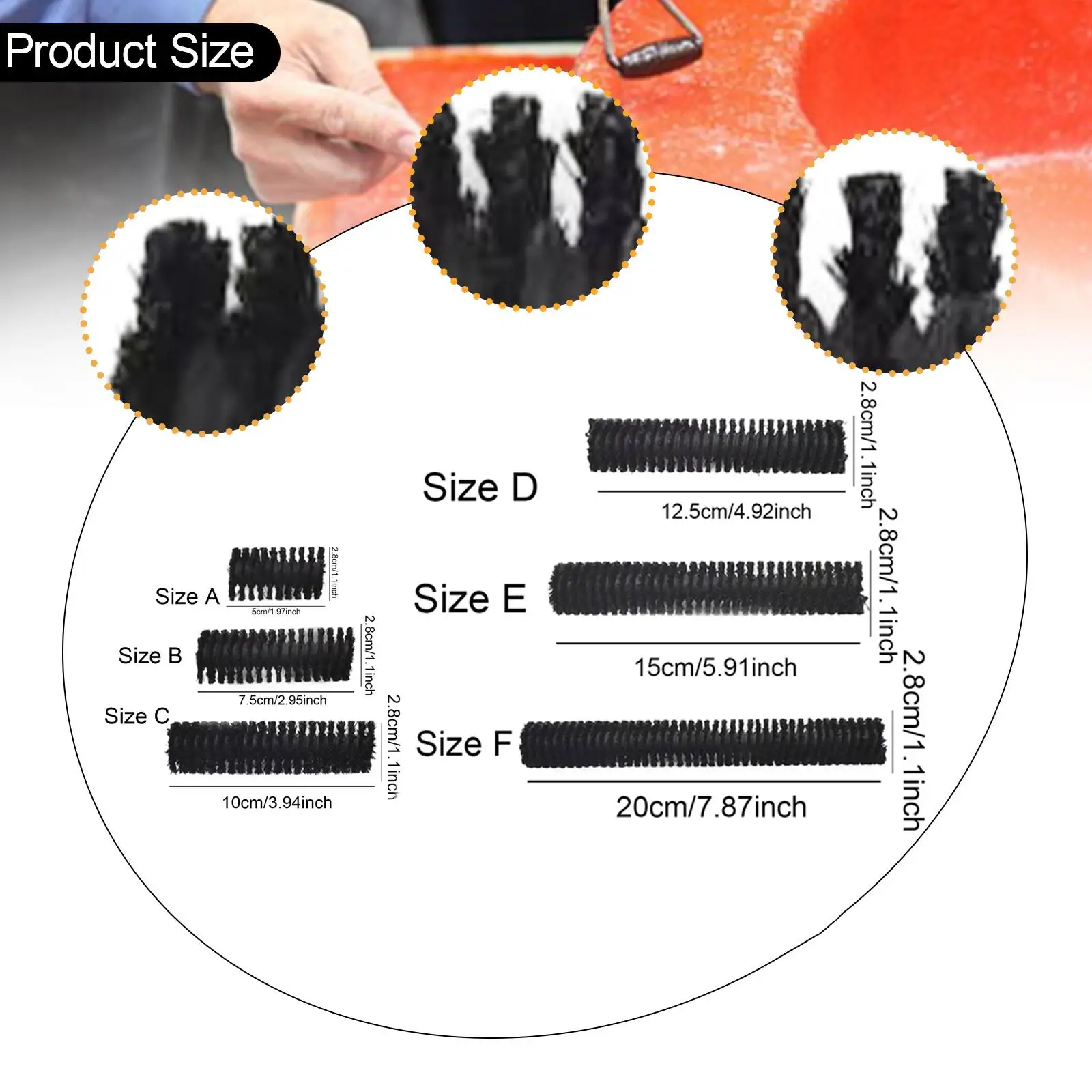 Bubble Roller Refill Repair Head Smooth Laminating Tool for Fiberglass Surface Restoration and Boat Bathtub Projects