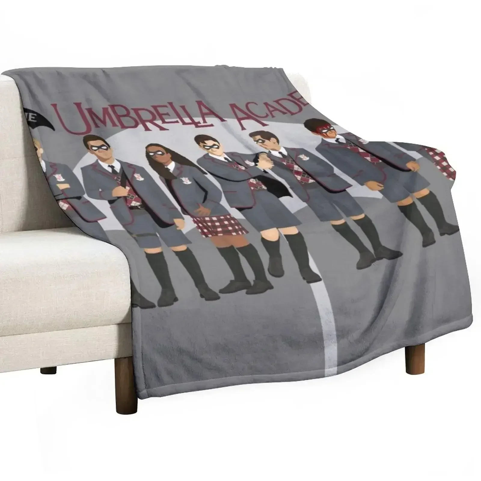 

The Umbrella Academy Group Throw Blanket Extra Large Throw Furrys Large Single Blankets