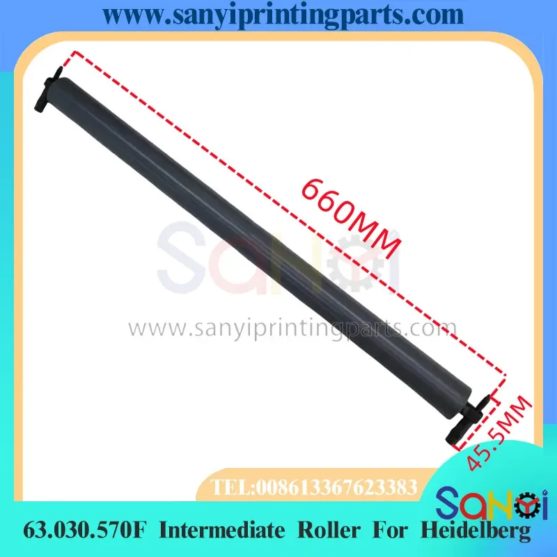 

Best Quality 63.030.570F Intermediate Roller 660x45.5MM For Heidelberg MO Printing Machine