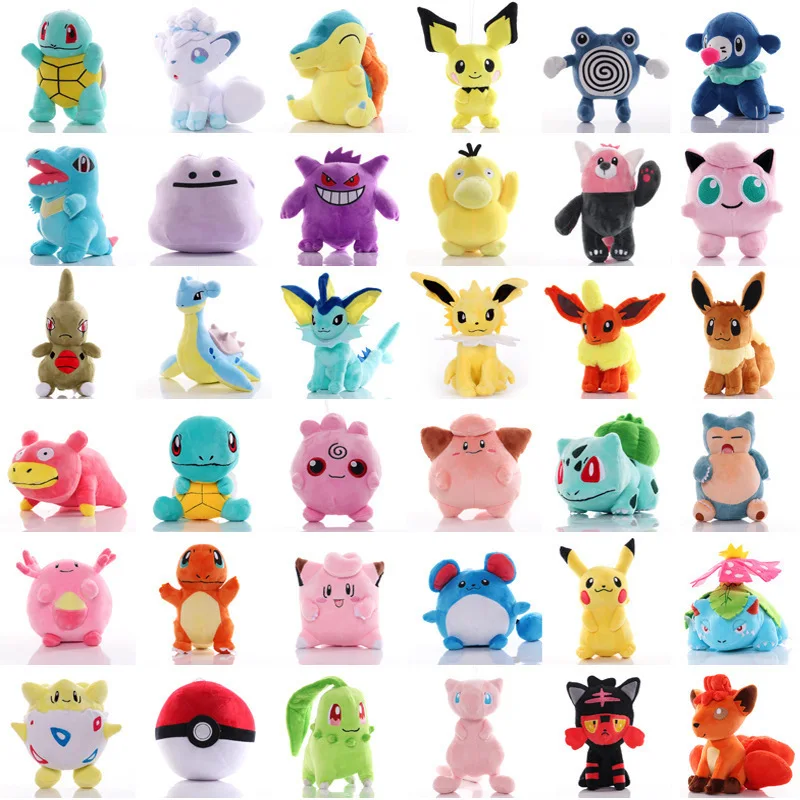 41 Styles Pokemon Plush Toy Dragapult Gengar Pikachu Eevee Evolution Scorbunny Cinderace Doll Morpeko Christmas Gift for Kids