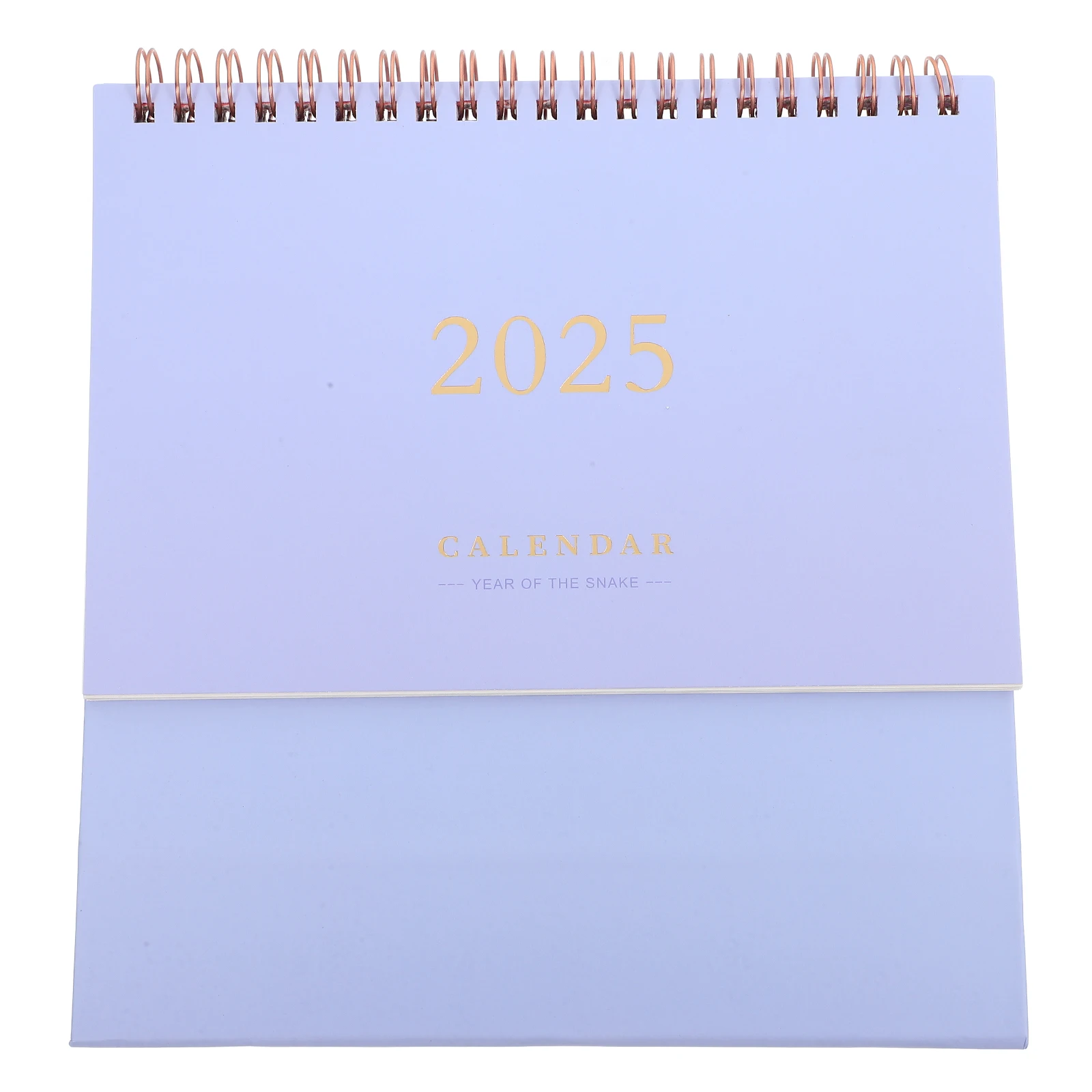 

Aesthetic 2025 Tabletop Month Calendar Gold Foil Minimalist Style Scheduling Planner Office Decor
