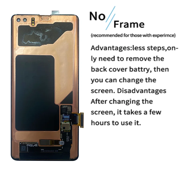 Imagem -05 - Display Lcd Touch Screen Digitizer Peças de Reparo com Frame Samsung Galaxy S10 Plus Sm-g9750 G975f Tft