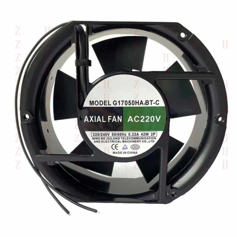

ZZZ 1 шт. новый для JIU LONG G17050HA2BT-C 17251 AC 220 В 0,22 А охлаждающий вентилятор 2-проводной