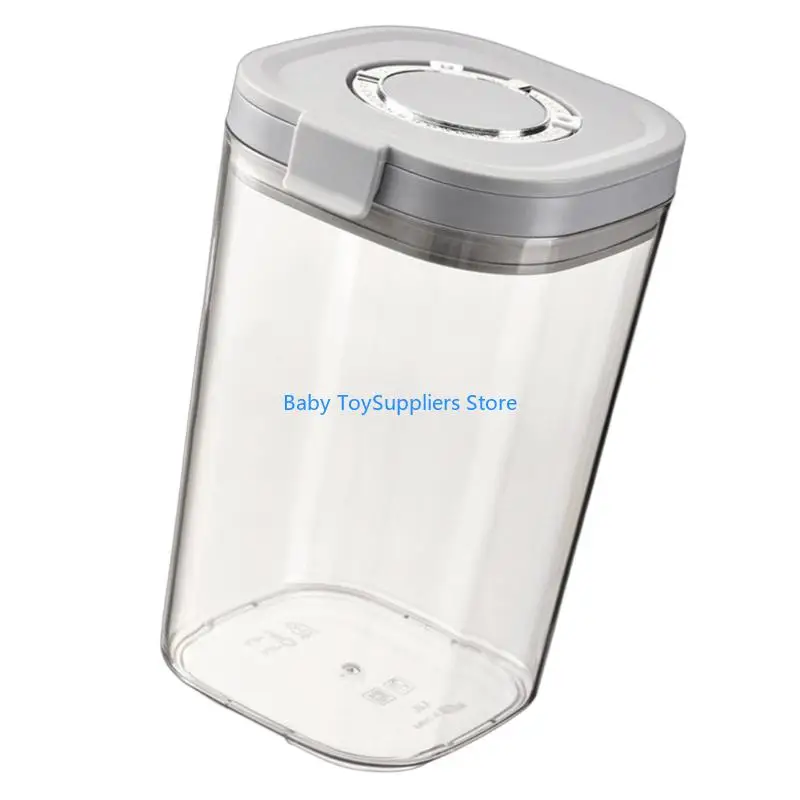 علبة تخزين المسحوق الصحية R1WF، أقراص تحديد الوقت، قفل مزدوج للحفاظ على نضارة الطفل، منظم أغذية الأطفال، مدمج ومحمول #4