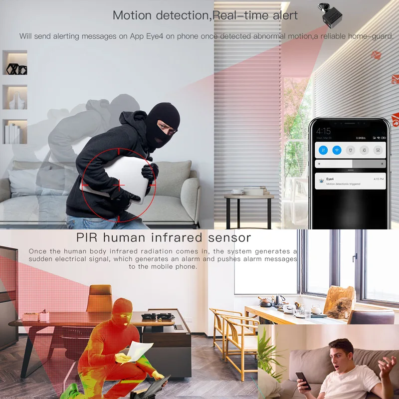 Vstarcam 1080P Mini Camera CB71CB73 Rechargeable Battery IP Camera Security Surveillance Camera Wifi Camera & DV Recorder 2 In 1