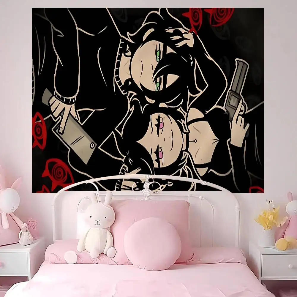 The Coffin Of Andy And Leyley Game Printed Large Wall Tapestry Wall Hanging Decoration Household Decor Blanket