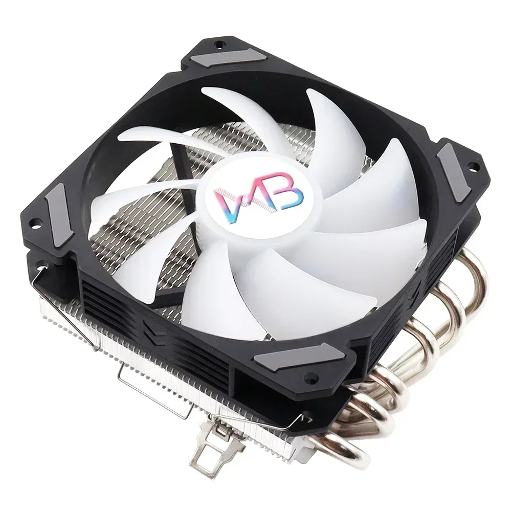 ARGB-Refroidisseur de Ventilateur à Profil Bas, Pwm, 4 Broches, 120mm, LGA 1150, 1151, 1155, 1200, 1700, 2011, V3, X79, X99, AM3, AM4, AM5, RGB Ultra Mince