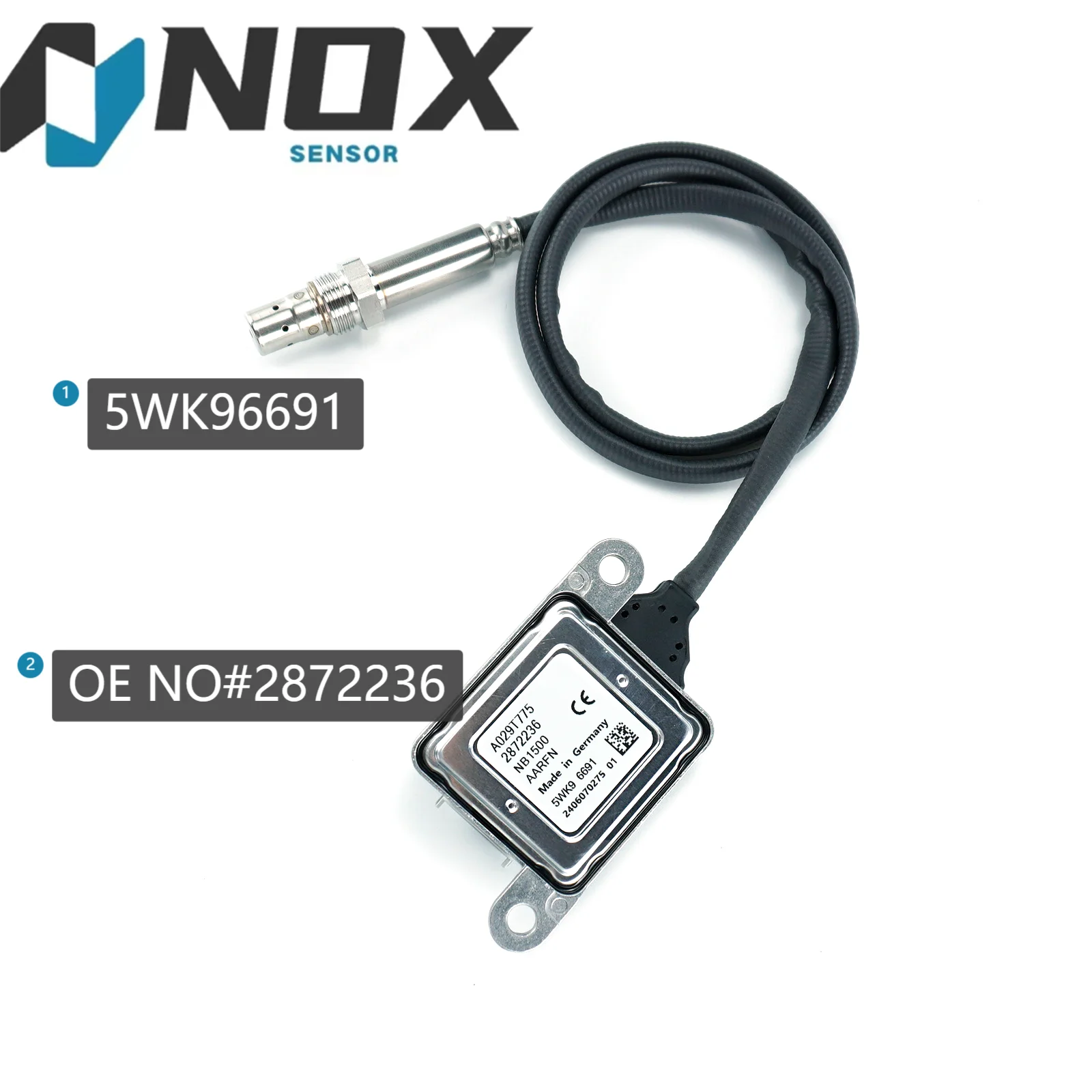 

Nitrogen Nox Sensor FOR Cummins OEM 5WK96691 2871978 2872236 2894939 2894944 2894944RX 904-600 2894939RX 904-6017