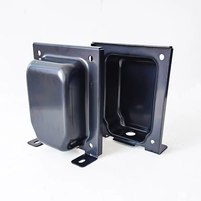 2PCS EI114 Vertical Transformer Cover End Bells Screening Can Sealing Shrouds Metal Protective Shield Audio Speaker Accessories