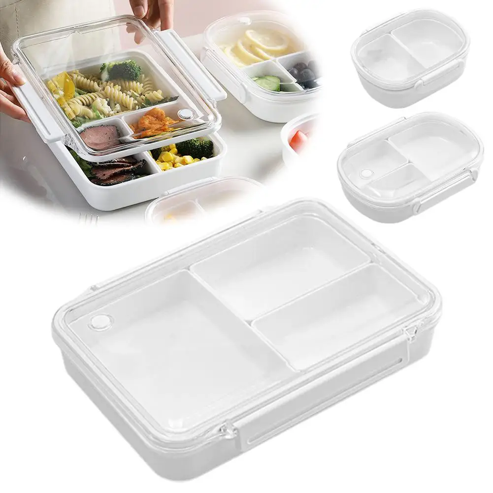 Lunch Box Portable Bento Box With Compartment Picnic Bento Box Fruit Container Microwave Oven Dinnerware for Student L8Y0