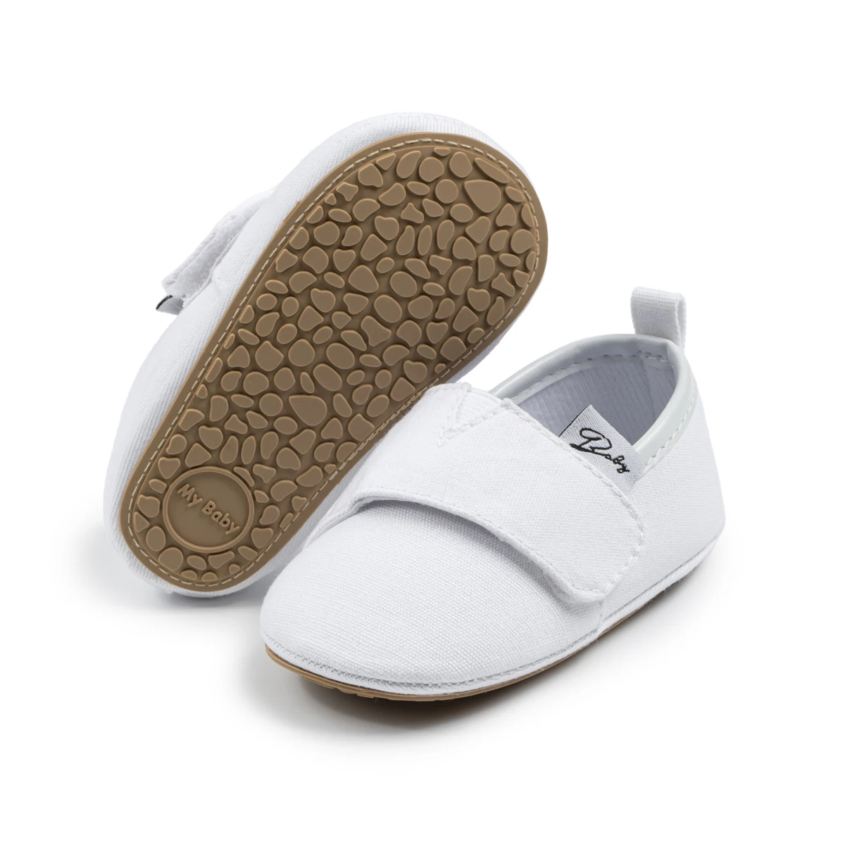 Kidsun Babyschoenen Jongen Meisje Klassiek Canvas Sneakers Pasgeboren Katoenen Zool Peuter Eerste Wandelaars Baby Schoenen 0-18 Maand