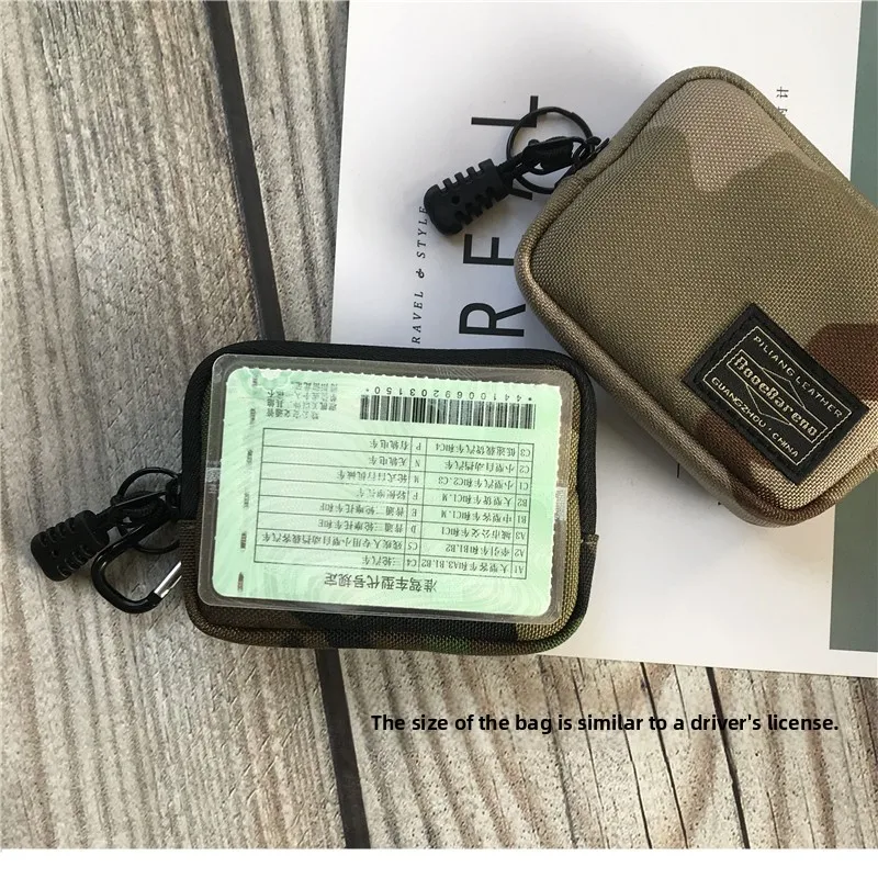 Fashionable Silicone Card Holder with Coin Purse Earphone Bag Decorative Hook  Tag Trendy Korean Style Zipper Closure