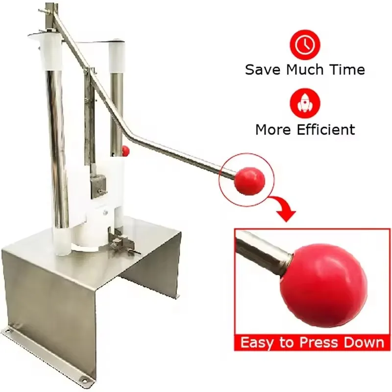 Оборудование для фруктов и овощей Полупромышленная машина для очистки и резки ананасов