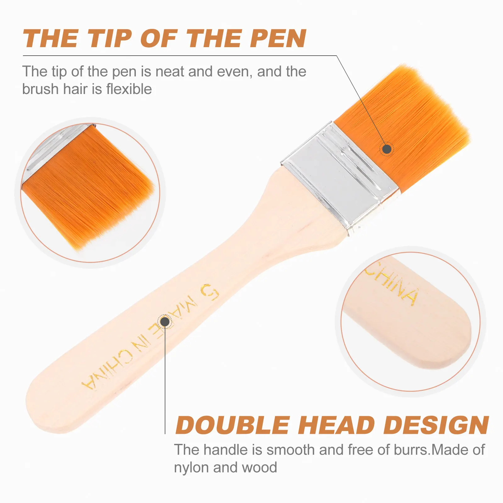 

Набор из 25 профессиональных кистей для масляной живописи с нейлоновой щетиной, нержавеющим металлическим обоймом и удобной ручкой для настенной живописи, рукоделия и домашнего использования