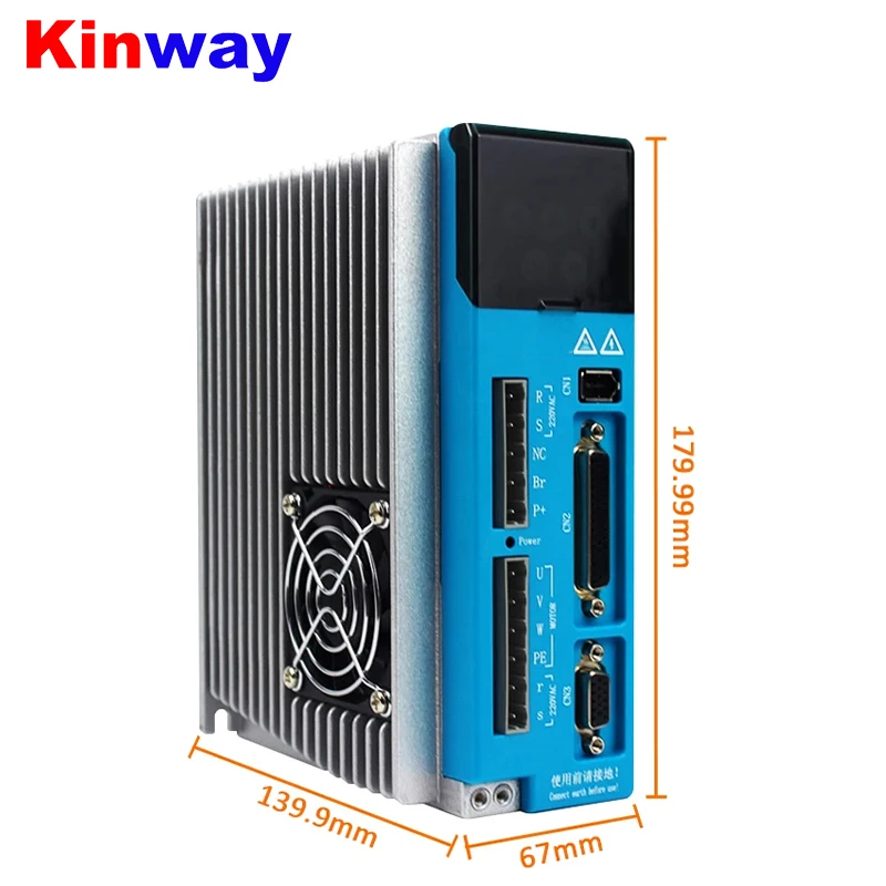 Kinway LCDA2260E 3 Phase Nema 42 stepper driver digital servomotor ac driver for CNC machine